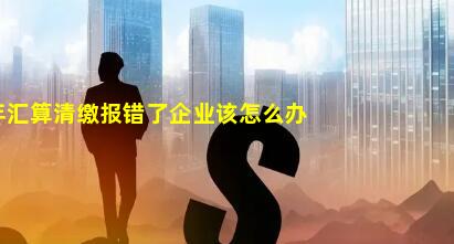 2022年汇算清缴报错了企业该怎么办