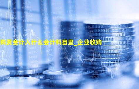 企业收购资金计入什么会计科目里_企业收购资金计入什么会计科目