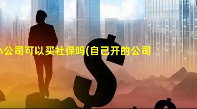 自己开的小公司可以买社保吗(自己开的公司怎么买社保)